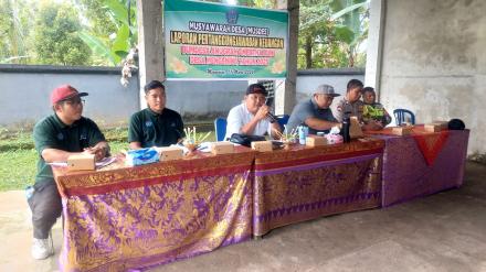 MUSDES PERTANGGUNG JAWABAN BUMDESA  ANUGRAH AMERTHA BUMI DESA MENGENING